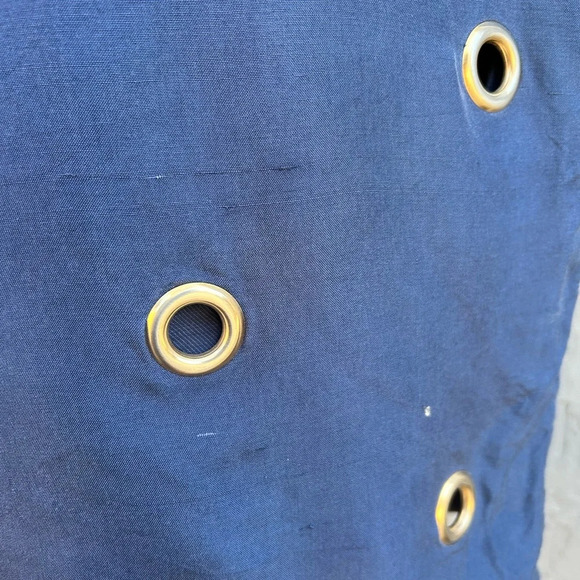 Stella McCartney Navy Silk Grommet Dress, size 38 - Picture 16 of 16